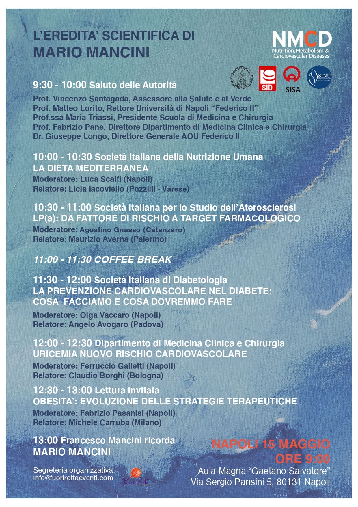 Locandina - L'eredità scientifica di Mario Mancini